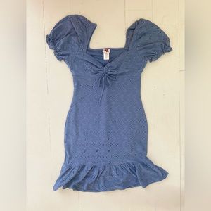 Women’s Blue Body Con Fishtail Dress